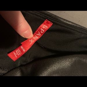 Spanx black tights